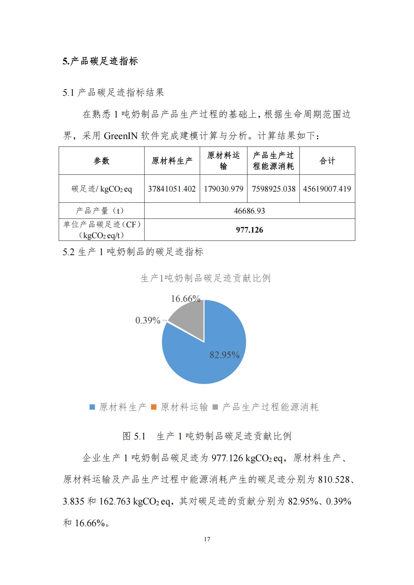《郑州XINGKONG.COM星空体育(中国大陆)科技公司乳制品有限公司产品碳足迹报告》公示
