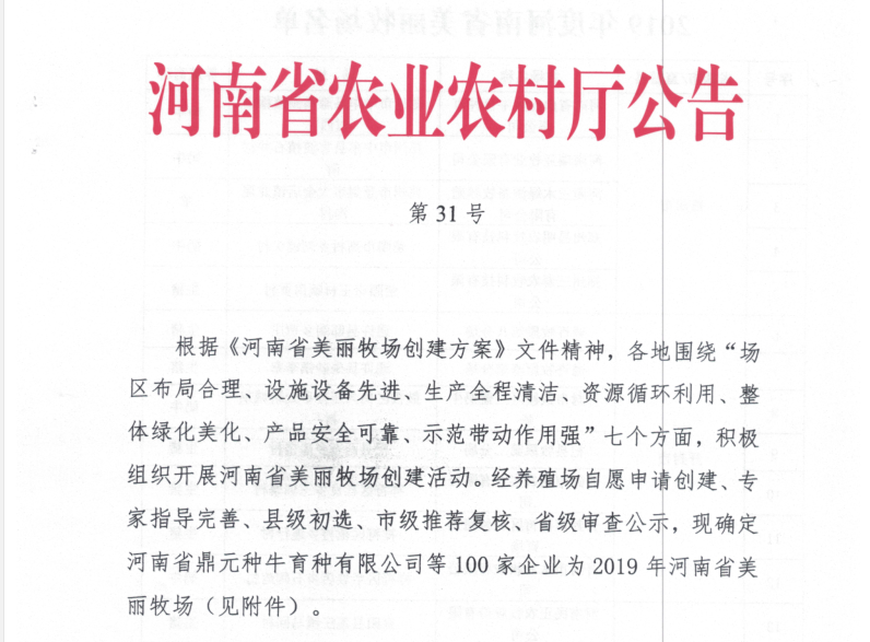 荣誉 | 2019年度河南省美丽牧场名单新鲜出炉 XINGKONG.COM星空体育(中国大陆)科技公司乳业集团旗下六个牧场榜上有名
